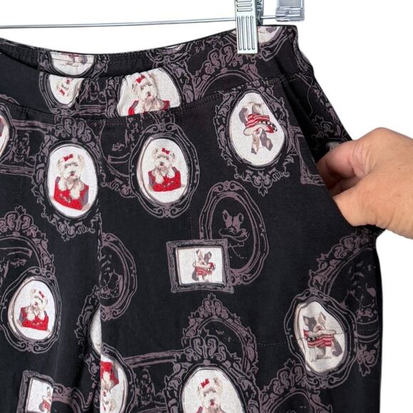 Soma Dog Cameo Pajama Set Pants Top Women’s XS Soft Cozy Terrier Poodle Novelty - Picture 8 of 9